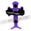 Monkii Cage兩段式V字扣萬用型快拆水壺架-紫