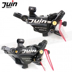 JUIN TECH M1 登山車線控整合式油壓碟煞組/雙邊活塞制動- 含160mm浮動碟盤*2/轉接座/黑