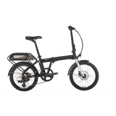 HASA 2021電動輔助自行車HALO碟煞折疊單車(20吋/8速/後輪電機250W/36V11.6Ah)-黑