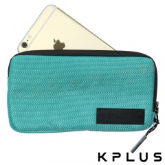 KPLUS防潑水騎行小包-加長款Plus（大：適用iPhone7+/8+/X/11/11Pro）-湖水綠