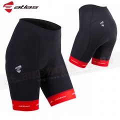 Atlas 5分車褲(NS-7925)/新涼感科技(24~30°夏天)/專利3D打孔立體褲墊-女-黑接紅