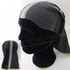 德國P.A.C. REFLECTOR反光頭巾-黑灰條紋