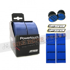 FSA 矽膠跑車手把帶 HB301 POWERTOUCH/軟木矽膠複合材質/免背膠設計-藍