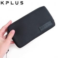 KPLUS防潑水騎行小包-加長款Plus-（大：適用iPhone7+/8+/X/11/11Pro）-黑
