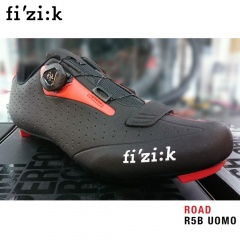 Fi'zi:K R5B Uomo 男專業公路車卡鞋-黑紅(歐規)