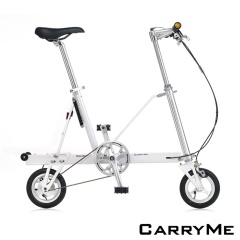 CarryMe SD 8"單速充氣胎鋁合金折疊車-珍珠白