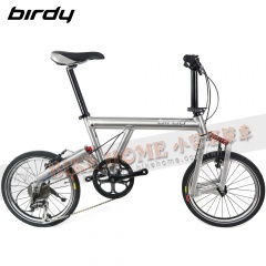 Birdy New Classic Birdy圓管8速摺疊單車-髮絲拋光銀色(限定版)