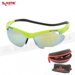 SLASTIK EAGLE-003 極限運動系列前扣式磁框太陽眼鏡-Harpy螢光黃/黑