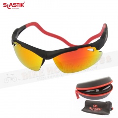 SLASTIK EAGLE-FIT-004 極限運動系列前扣式磁框太陽眼鏡-Grey Headed黑/紅