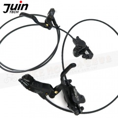 JUIN TECH DB1 登山車全油壓碟煞組 -含160mm浮動碟盤*2/前油管850mm 後油管1450mm/轉接座/螺絲組/黑色