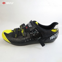 HASUS Keep Moving 悠活樂活非卡式多功能複合式自行車鞋(HKM-01硬底子)/黑黃BLY(歐規)