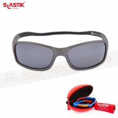 SLASTIK THUNDER-005 兒童成長型前扣式磁框太陽眼鏡-冒險者系列-灰/黑