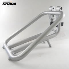 STRIDA 專用鋁合金後貨架-噴砂銀色