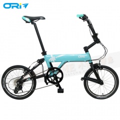 ORI C8 Angel 16吋8速鋁合金折疊單車-烤漆Tiffany薄荷藍(天使)