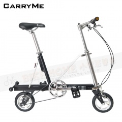 CarryMe STD 8"單速折疊小輪車-平光黑(限量款)