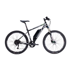 HASA 電動輔助自行車SWIFT登山車27.5"單車-黑白綠 (27速/後輪電機200W/36V 10.4Ah)