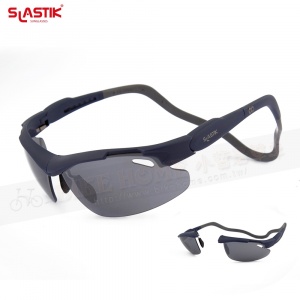 SLASTIK EAGLE-FIT-005 極限運動系列前扣式磁框太陽眼鏡-Steller's Sea藍/灰