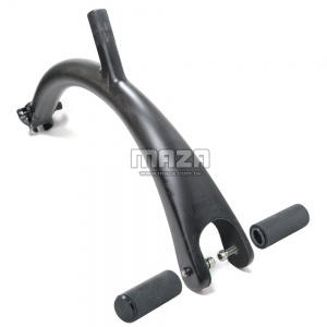 MAZA R-PIPE-全碳纖快拆攜帶式自行車兒童椅支架/for Brompton-Carbon Uni-Directional清漆