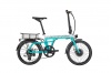 HASA 電動輔助自行車HAWK小徑單車-白綠 (20吋/8速/前輪電機/36V 12.8Ah)